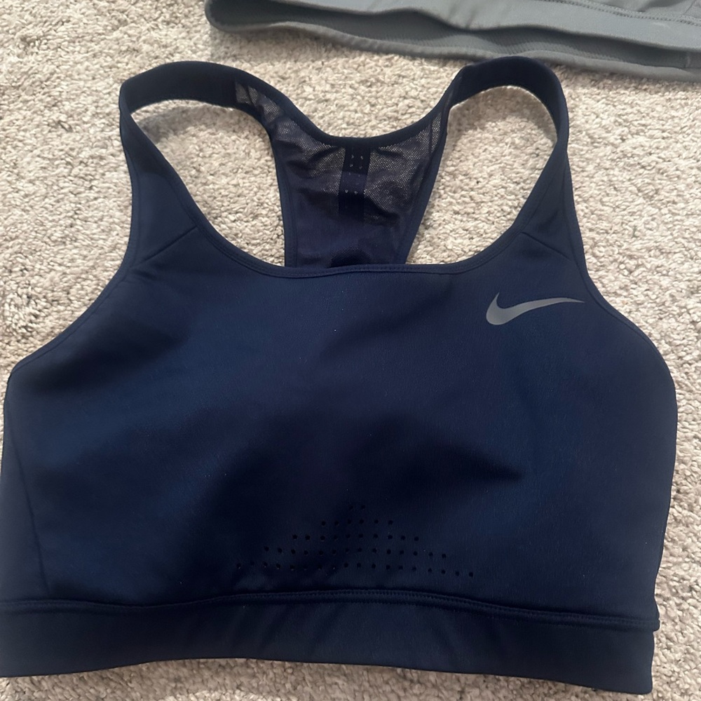 2 Nike Women's Sports bra  Blue and Gray